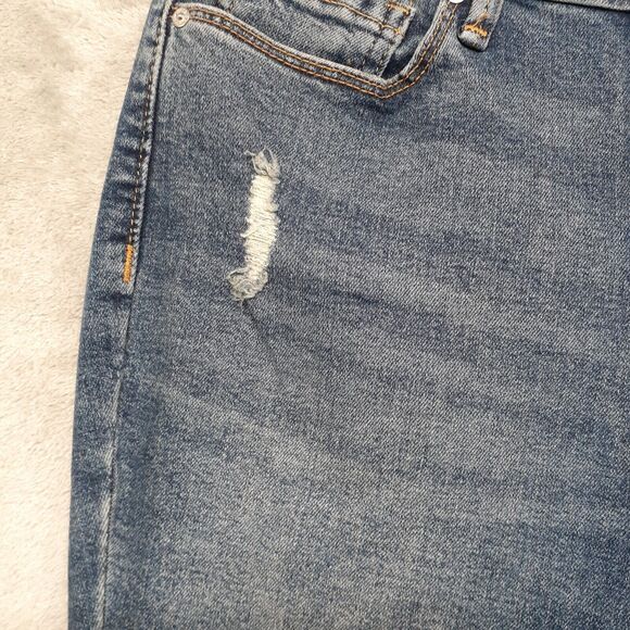 Levi’s Jeans Women 7M 28x30 Denizen High Rise Jegging Button Fly Distressed NWT - Picture 11 of 12